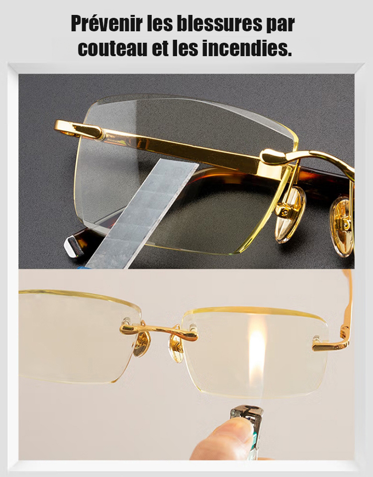 Aucune ordonnance requise ; s'ajuste automatiquement de -7 à +7 dioptries pour répondre à vos besoins visuels. Lunettes anti-fatigue à cristaux naturels, zoom automatique pour presbytie