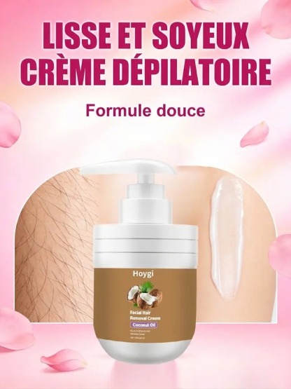 [Épilation indolore] Crème dépilatoire à l'huile de coco d'extraction végétale