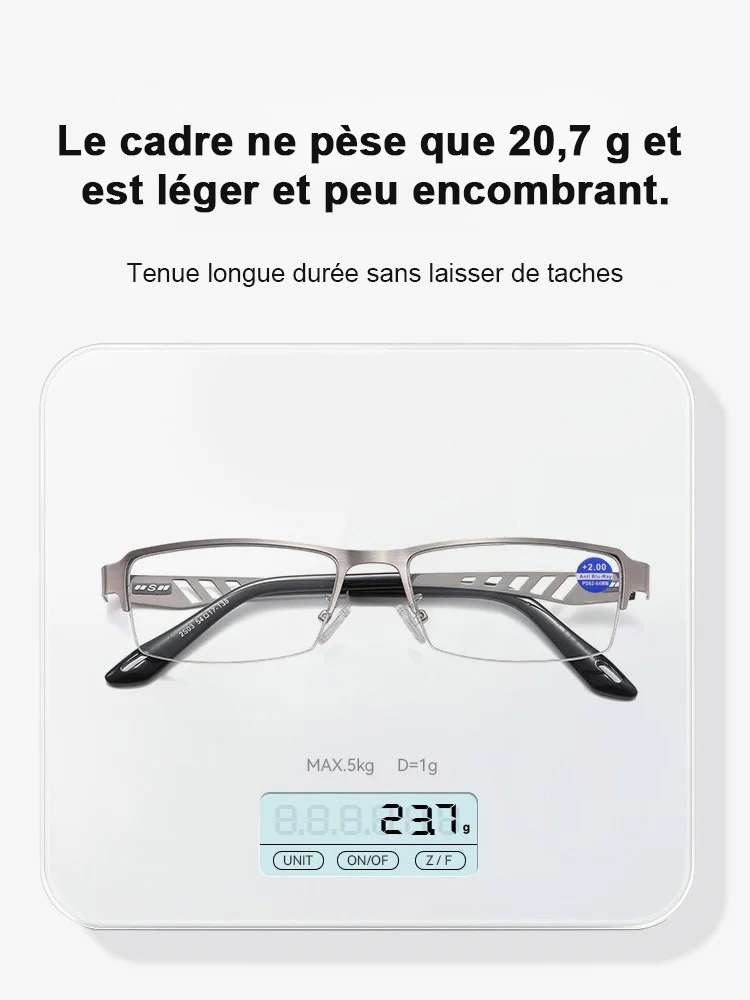 【Sans Opticien】Correction de 0 à 10 dioptries | Lunettes progressives photochromiques anti-lumière bleue, mise au point automatique