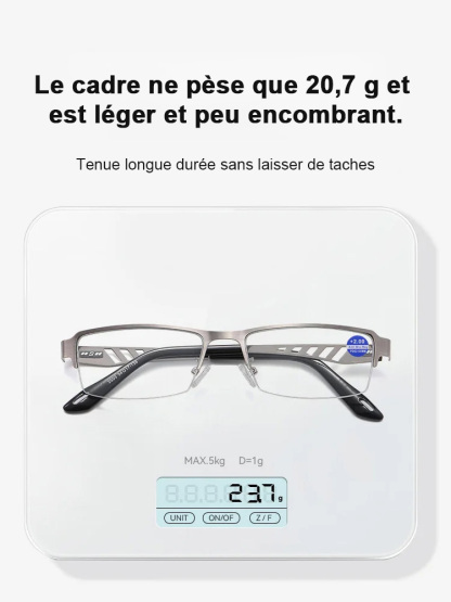 【Sans Opticien】Correction de 0 à 10 dioptries | Lunettes progressives photochromiques anti-lumière bleue, mise au point automatique