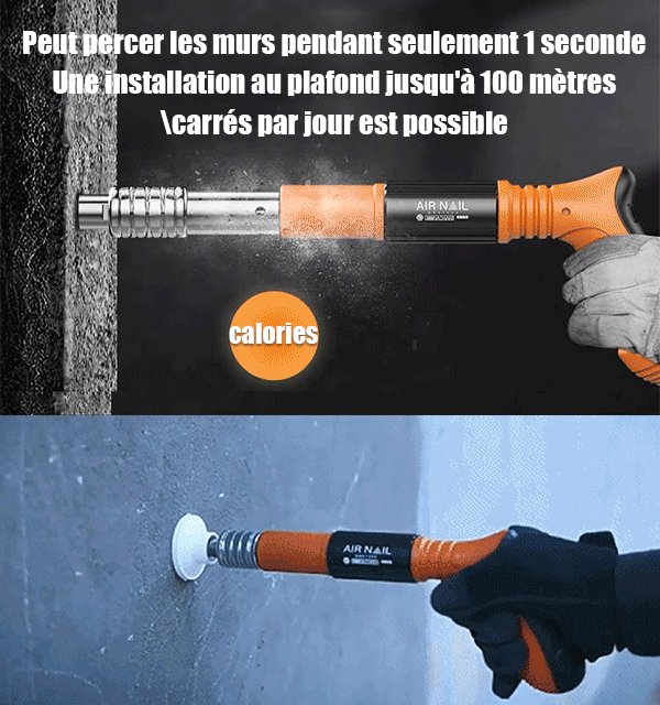 [Clouage + Perçage] Pénètre une plaque d'acier de 6 mm d'épaisseur en 1 seconde