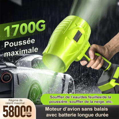 【Débit d'air puissant de 30 m/s en 1 seconde】 Souffleur à turbine portable