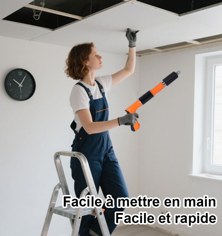 [Clouage + Perçage] Pénètre une plaque d'acier de 6 mm d'épaisseur en 1 seconde