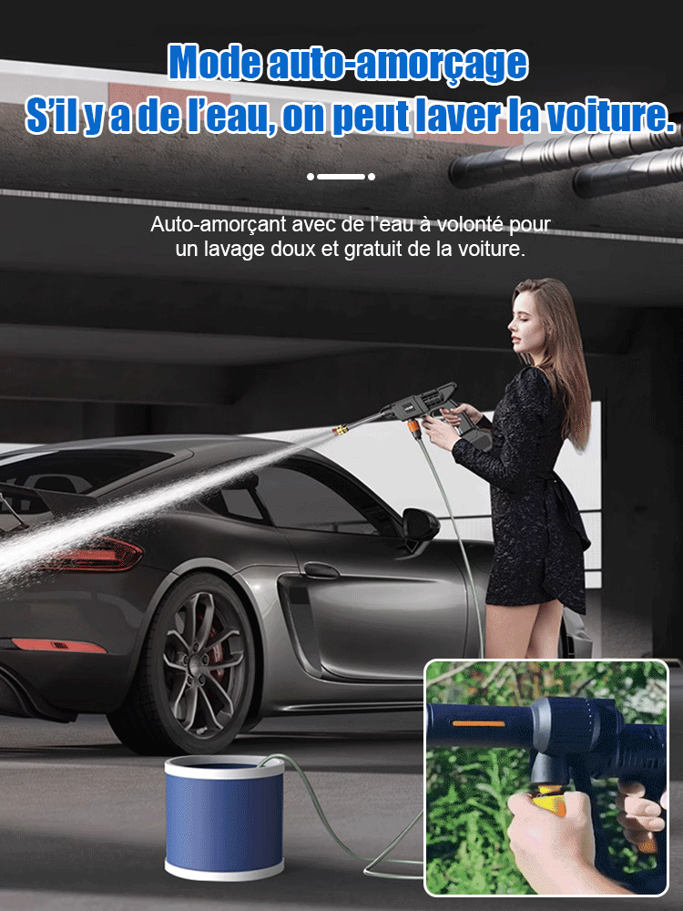 Pistolet de lavage de voiture électrique à haute pression