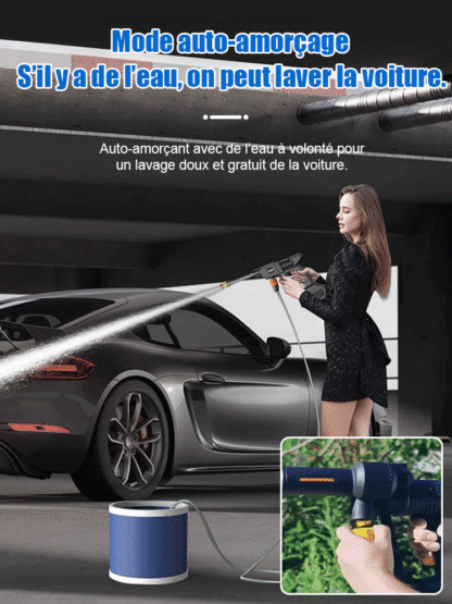 Pistolet de lavage de voiture électrique à haute pression