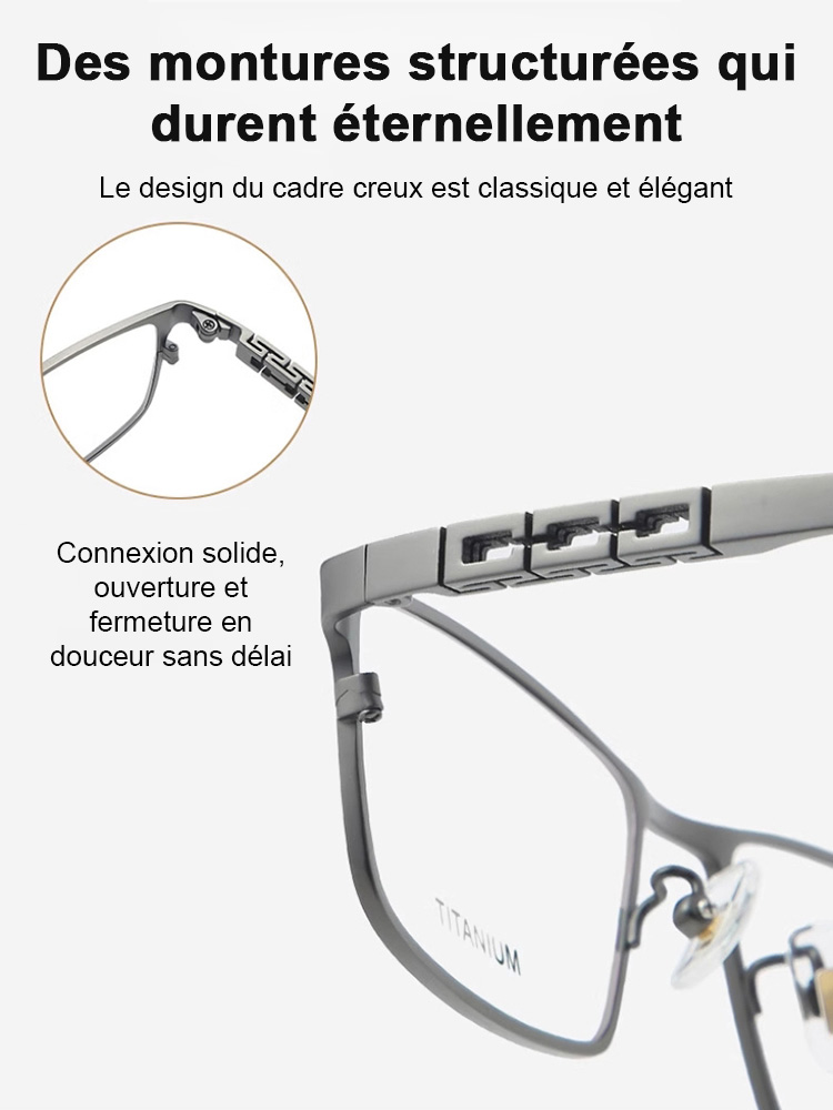 【Sans Opticien】Correction de 0 à 10 dioptries | Lunettes progressives photochromiques anti-lumière bleue, mise au point automatique