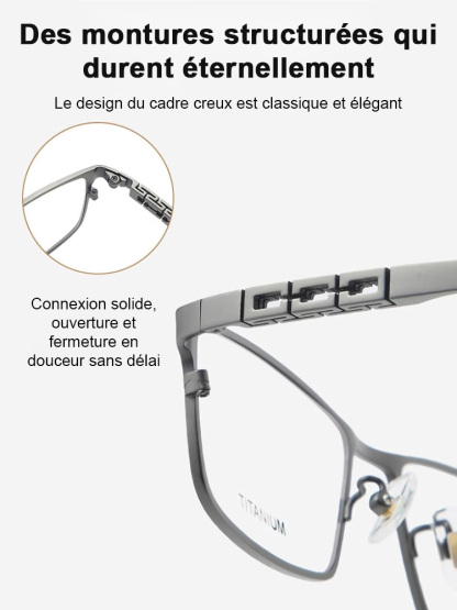 【Sans Opticien】Correction de 0 à 10 dioptries | Lunettes progressives photochromiques anti-lumière bleue, mise au point automatique