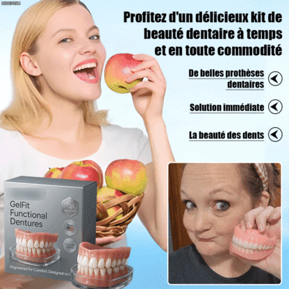 Mieux que de vraies dents! Kit de restauration esthétique des dents prothétiques