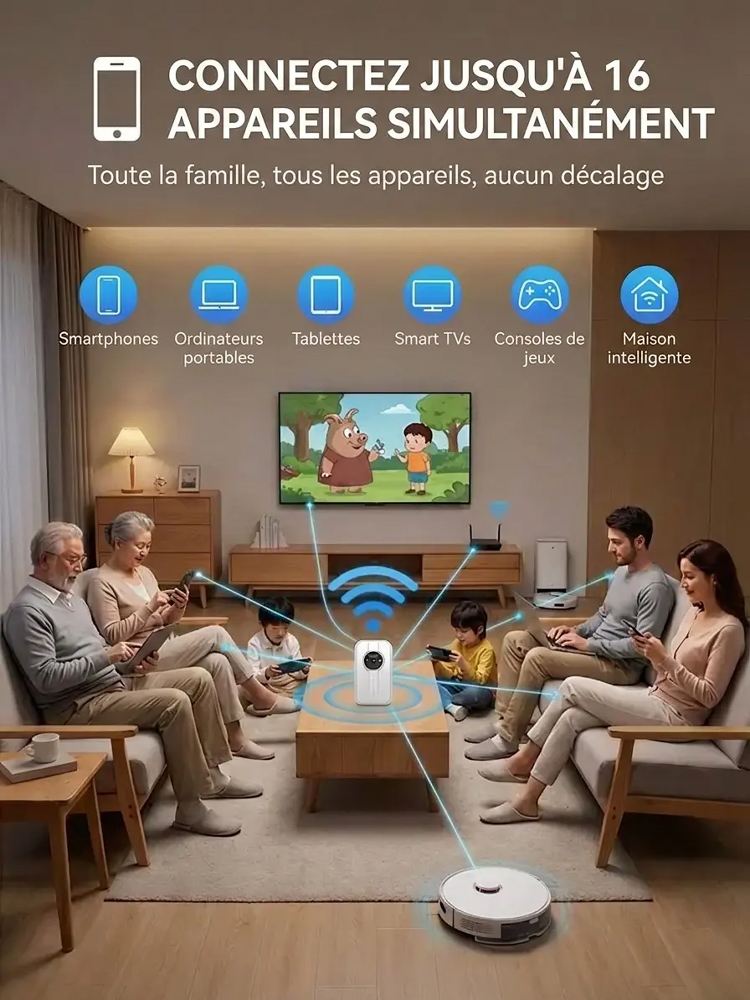 WiFi portable illimité, couverture mondiale, gratuit à vie
