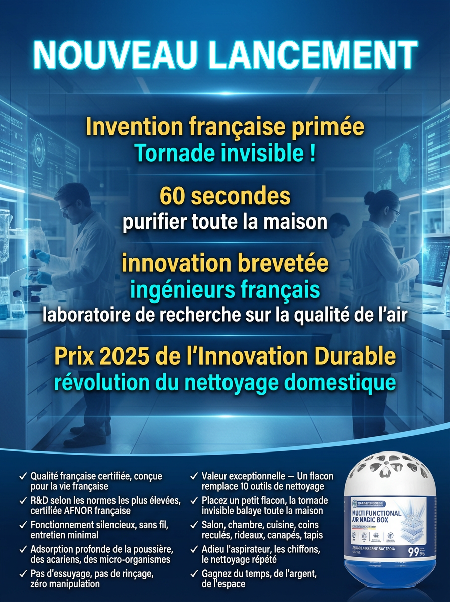【Un an sans poussière - fini le ménage!】Boîte magique d’aspiration universelle, nettoyage facile sans angle mort