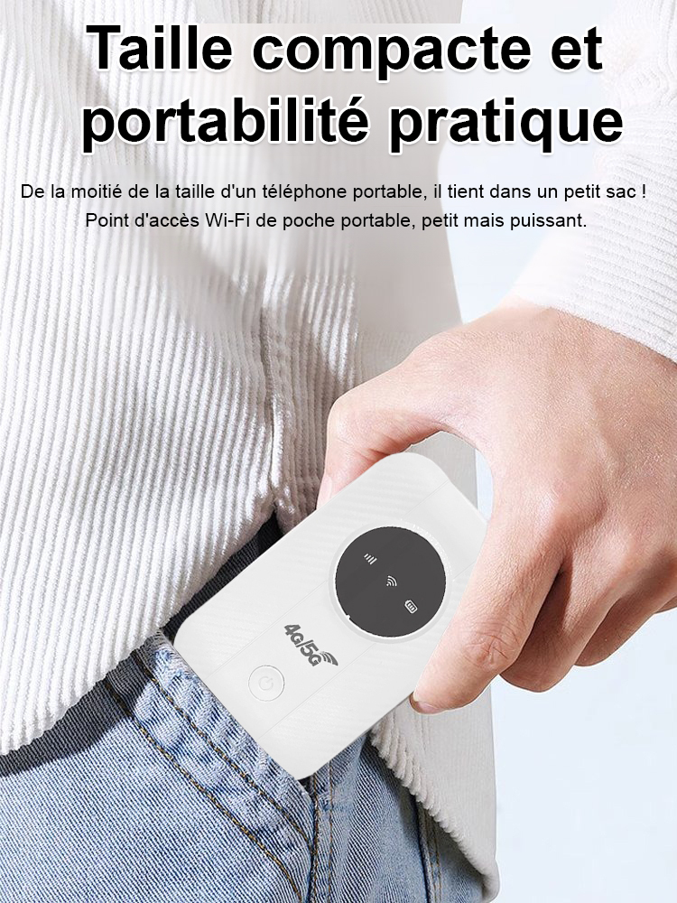 【0 frais mensuel, Internet gratuit dans votre poche】Routeur 5G