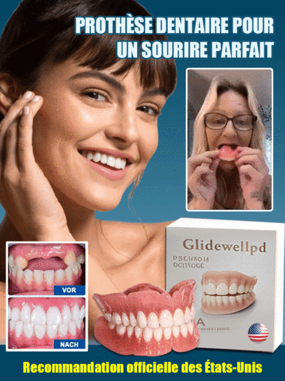 🦷Développé conjointement par 100 dentistes, dites adieu aux prix exorbitants! Kit de réparation de prothèses dentaires