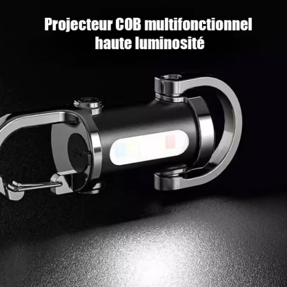 【3 en 1 multifonctionnel】SOS d'urgence + Lampe torche puissante + Alimentation portable