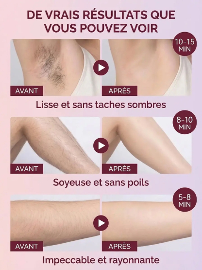 [Épilation indolore] Crème dépilatoire à l'huile de coco d'extraction végétale