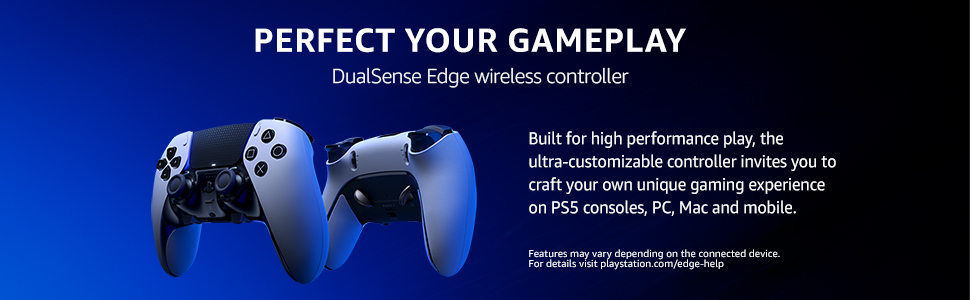 Perfect Your Gameplay – Ultra-customizable DualSense Edge controller for PS5, PC & more.