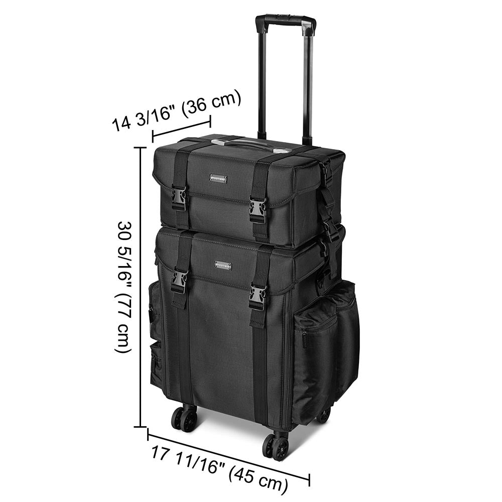 Byootique Explore 2in1 Rolling Makeup Case 1680D Cosmetic Bag