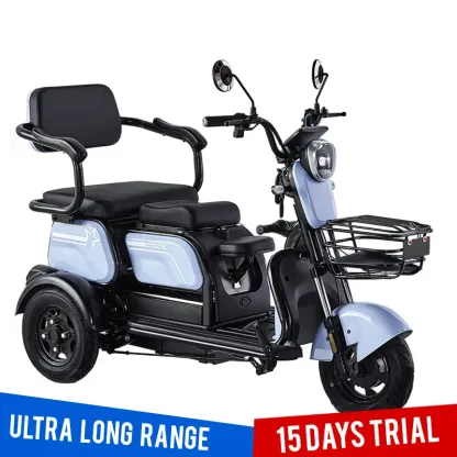 🎁LAST DAY FOR CLEARANCE✨3 WHEEL TWO-SEATER ELECTRIC MOBILITY SCOOTER