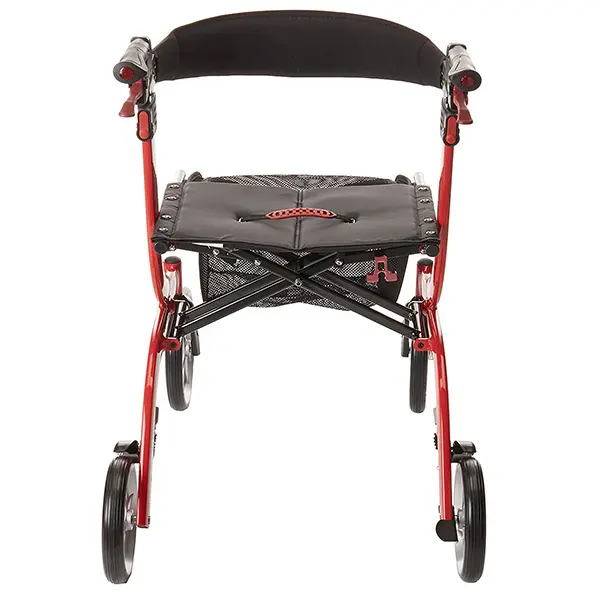 💝Last day to buy 2 and save 30% 💝Drive Medical Duet Dual Function Transport Wheelchair Walker Rollator