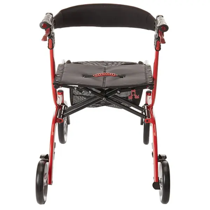 💝Last day to buy 2 and save 30% 💝Drive Medical Duet Dual Function Transport Wheelchair Walker Rollator