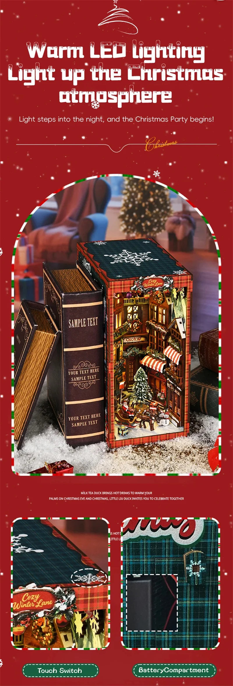 Christmas Street Corner detail 3