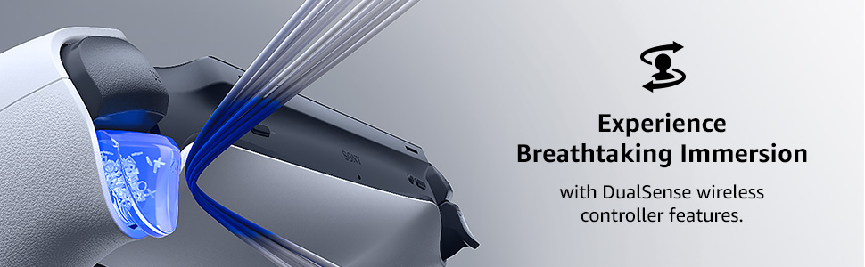 Experience, Breathtaking, Immersion-with DualSense wireless controller features.