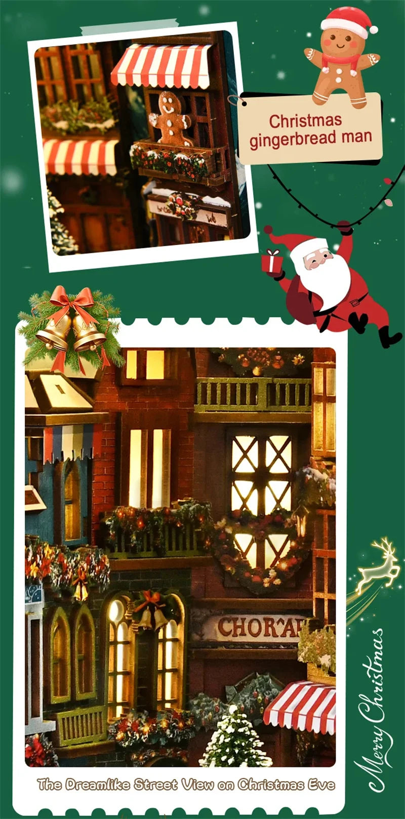 Christmas Street Corner detail 6