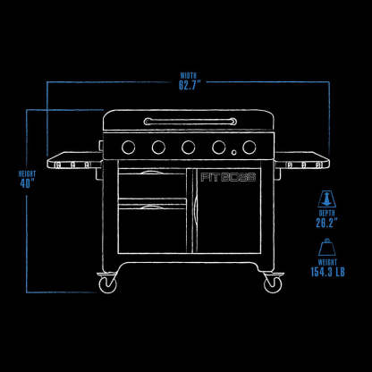 Pit Boss 5-Burner Ultimate Griddle