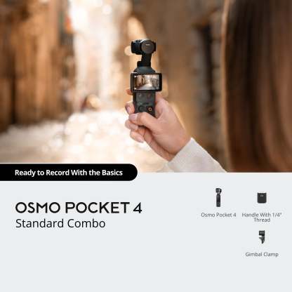  Osmo Pocket 4 Handheld Camera (Standard Combo)