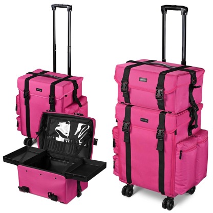 Byootique Explore 2in1 Rolling Makeup Case 1680D Cosmetic Bag