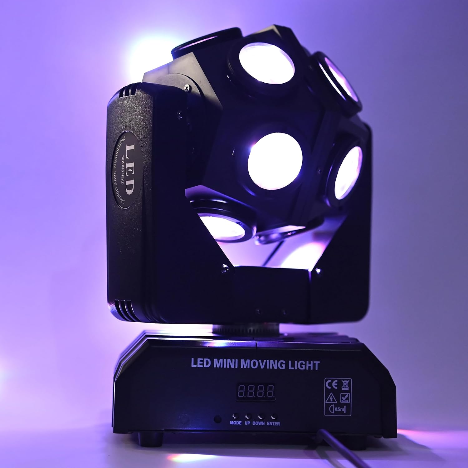 Moving Head DJ Light Party RGBW LED Beam Lights DMX 512 Strobe Light w