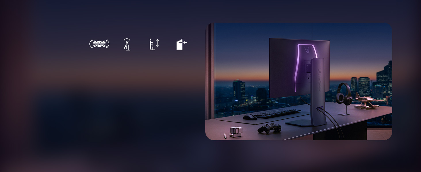 32GS95UE Monitor Desktop