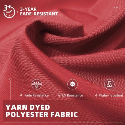 11 Feet Patio Umbrella with Base Outdoor Cantilever Round Umbrella Aluminum Offset Umbrella with 360-degree Rotation for Garden Deck Pool Patio, Beige