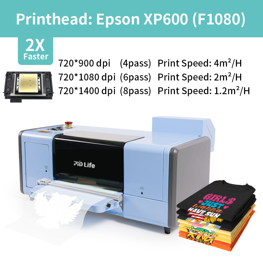 DTF Printer A3 Transfer Printing Machine T-Shirt Direct to Film Printer with One Roll 11.8" x 32.8ft（10m)DTF Film(Air Shipping)