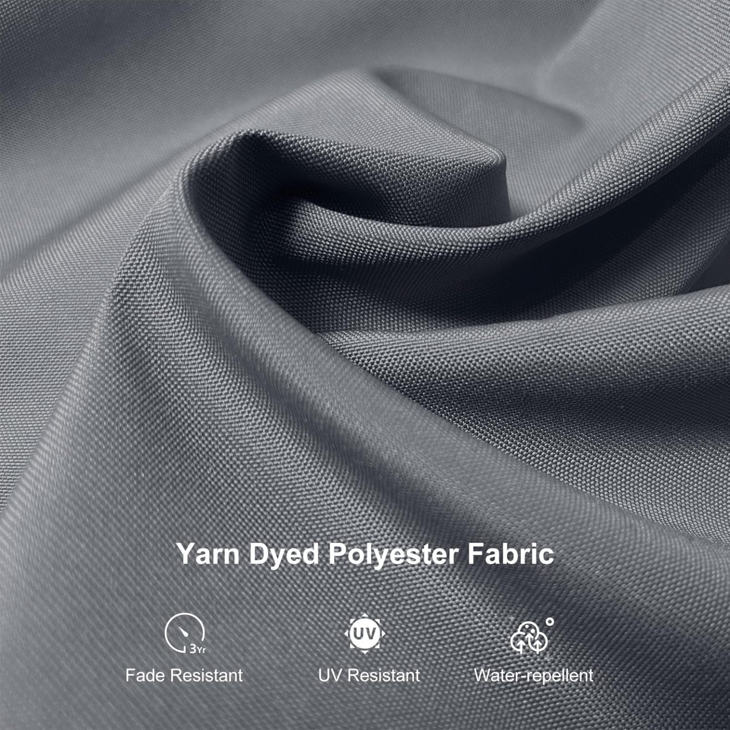 11 Feet Patio Umbrella with Base Outdoor Cantilever Round Umbrella Aluminum Offset Umbrella with 360-degree Rotation for Garden Deck Pool Patio, Beige