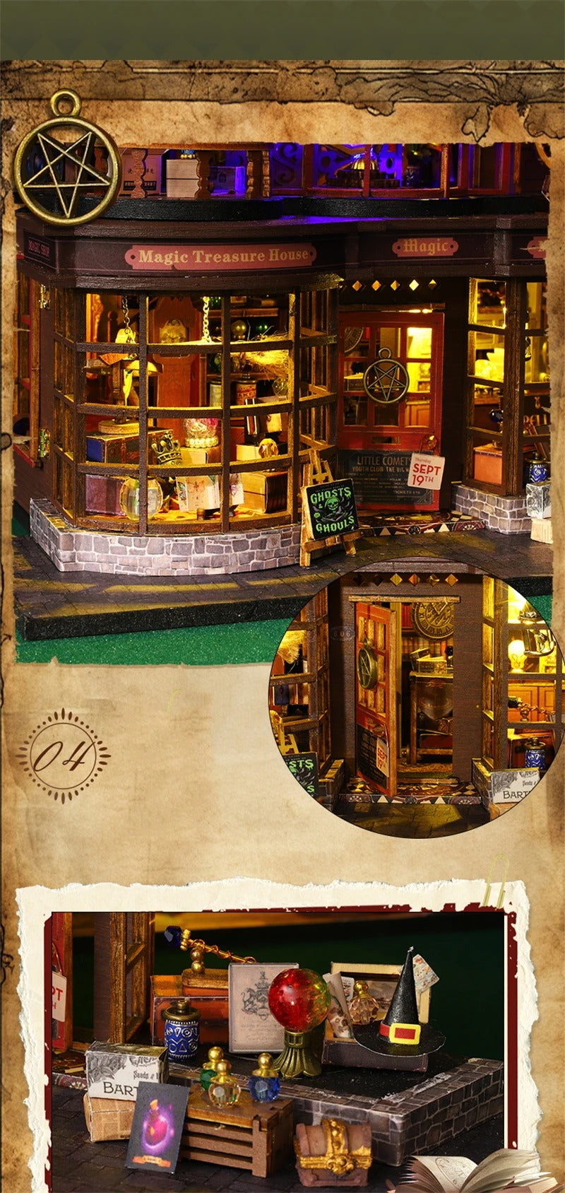 Magic Treasure House detail 14