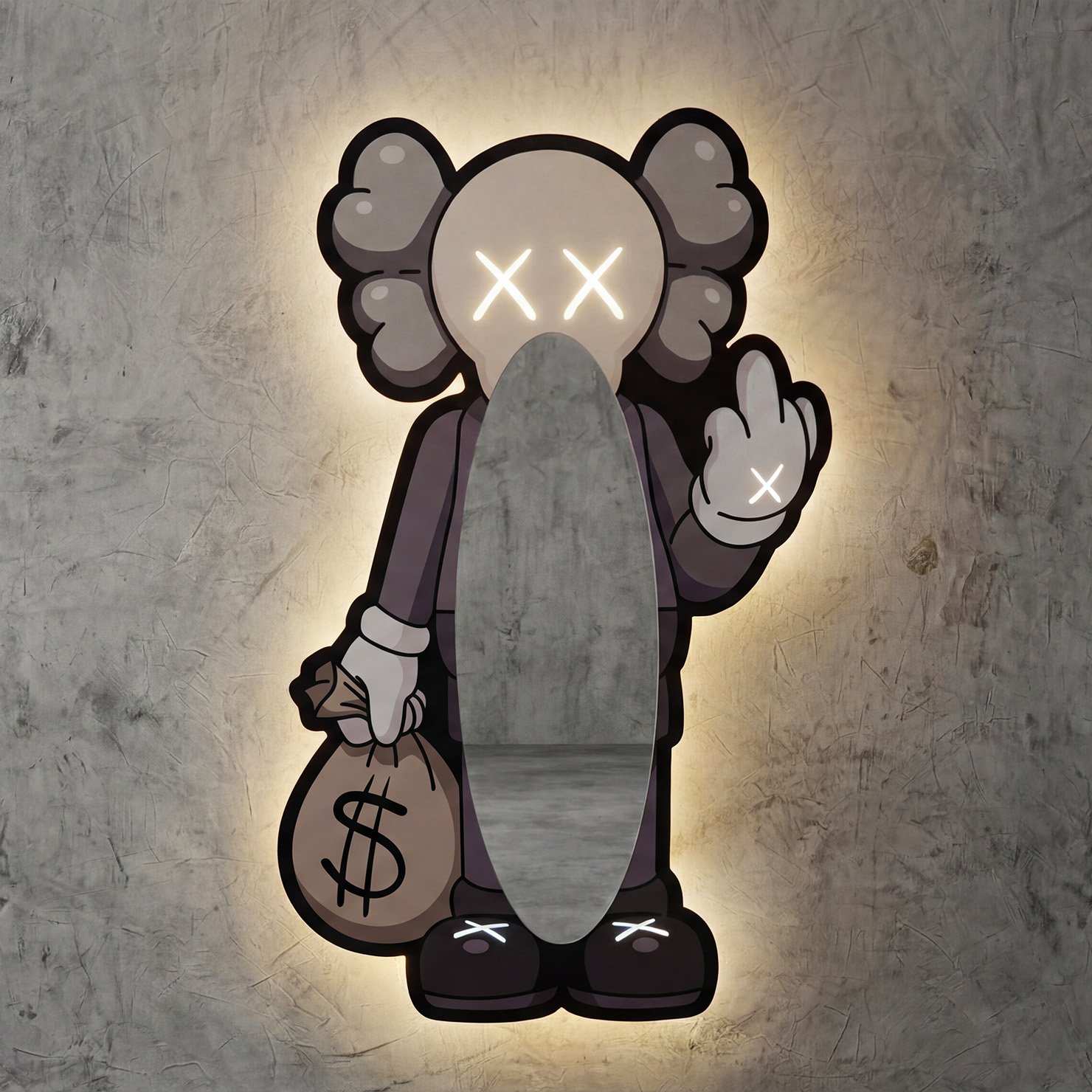 Espejo KAWS Triple White