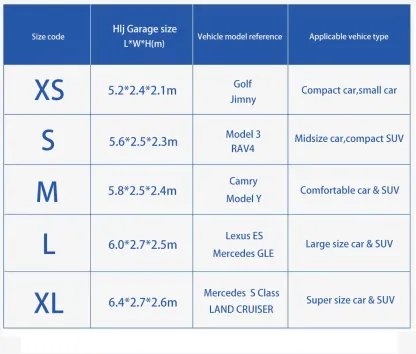 Modern Portable Carport Tent with Top Canopy Cover Heat Treated Metal Frame for Outdoor Car & Motorcycle Parking Garage Storage