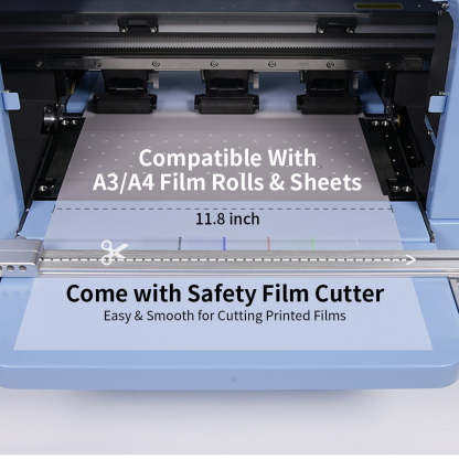 DTF Printer A3 Transfer Printing Machine T-Shirt Direct to Film Printer with One Roll 11.8" x 32.8ft（10m)DTF Film(Air Shipping)