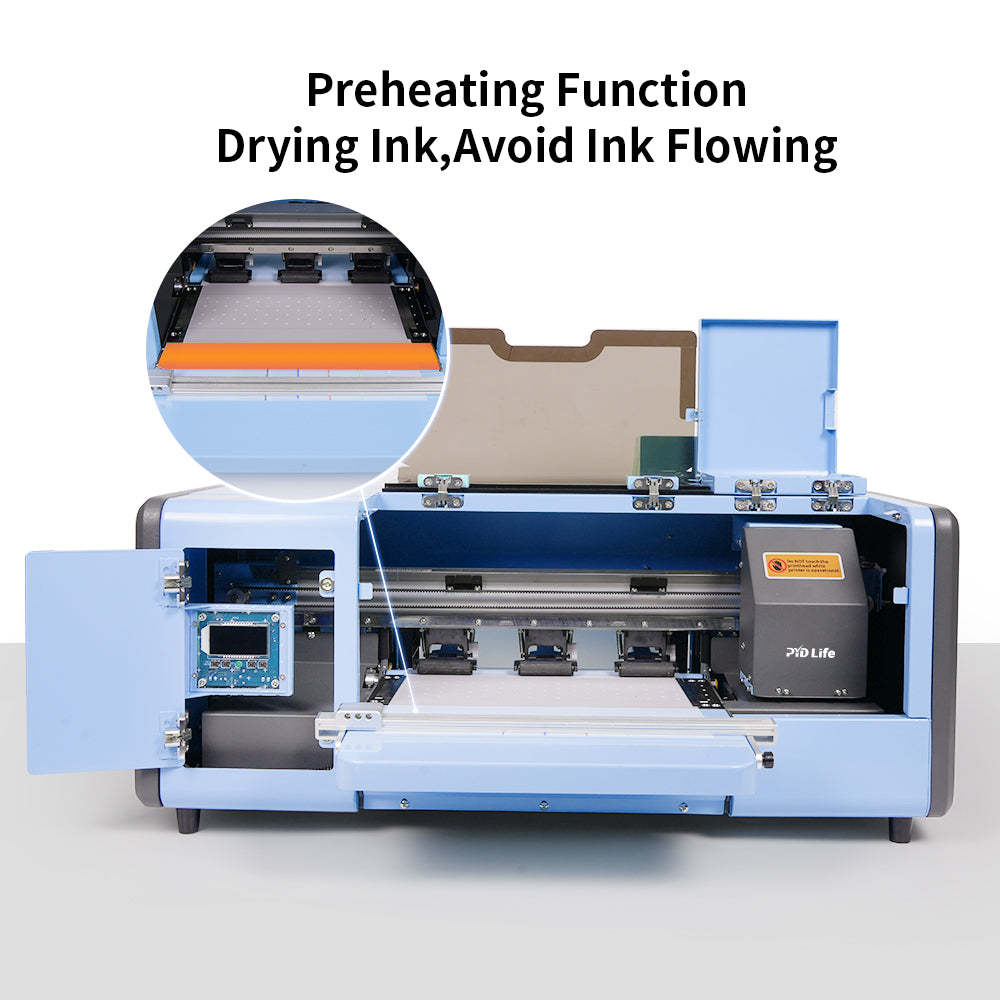 DTF Printer A3 Transfer Printing Machine T-Shirt Direct to Film Printer with One Roll 11.8" x 32.8ft（10m)DTF Film(Air Shipping)