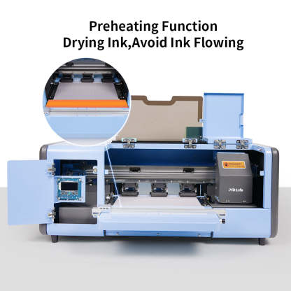 DTF Printer A3 Transfer Printing Machine T-Shirt Direct to Film Printer with One Roll 11.8" x 32.8ft（10m)DTF Film(Air Shipping)