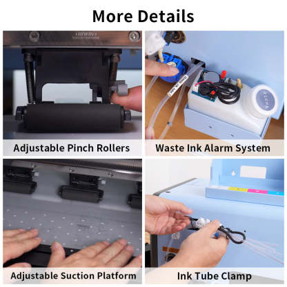 DTF Printer A3 Transfer Printing Machine T-Shirt Direct to Film Printer with One Roll 11.8" x 32.8ft（10m)DTF Film(Air Shipping)