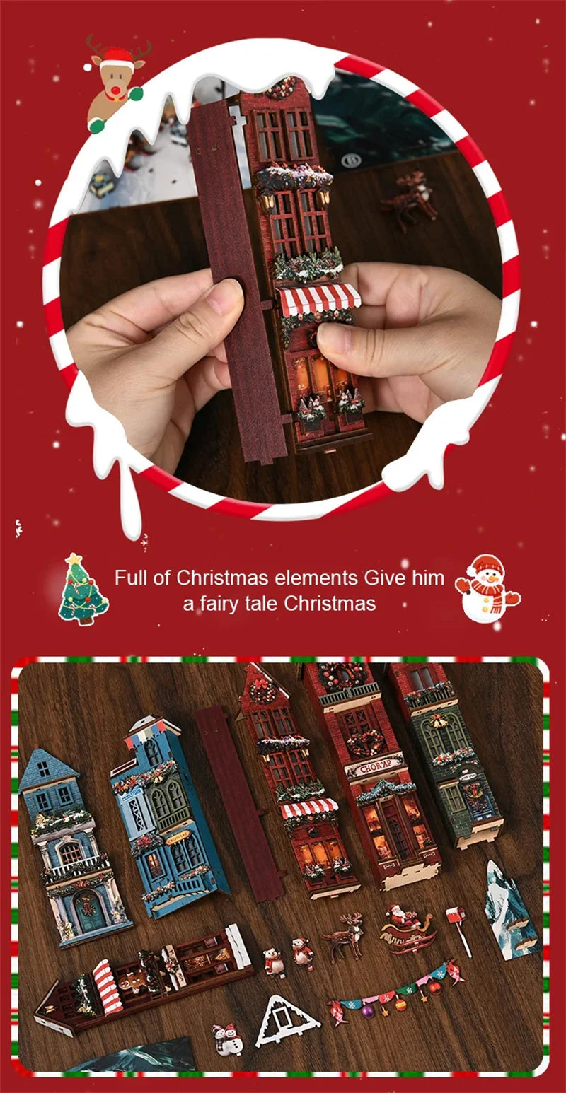 Christmas Street Corner detail 8