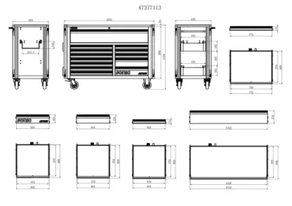 🔥Last Day Limited To 96 Units Only $29.99🔥Factory Clearance Mobile Roller Cab With 13 DRAWERS - Costco