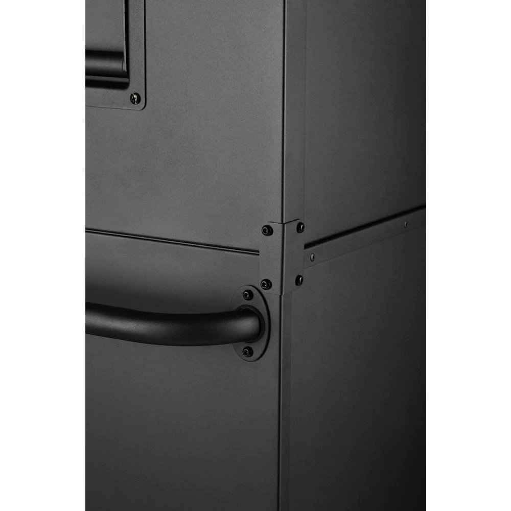Industrial 52 in. W x 21.5 in. D 15-Drawer Tool Chest and Rolling Cabinet Combo with LED Light in Matte Black
