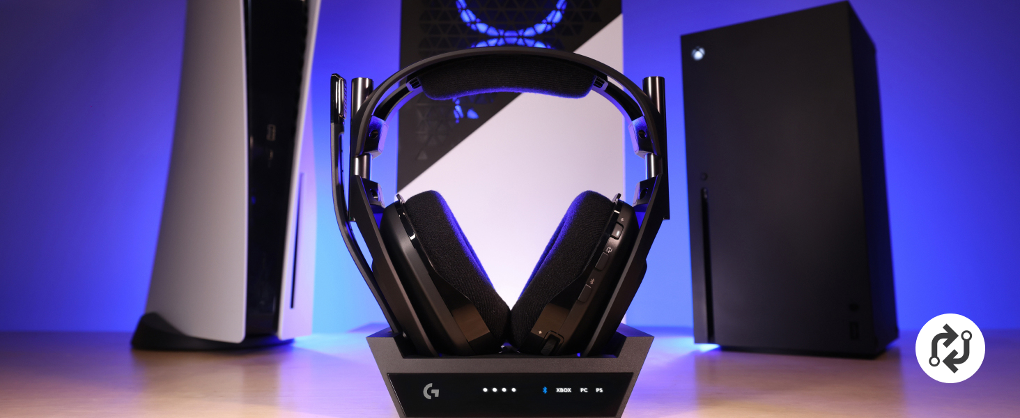 a50 x lightspeed wireless gaming white headset and base station