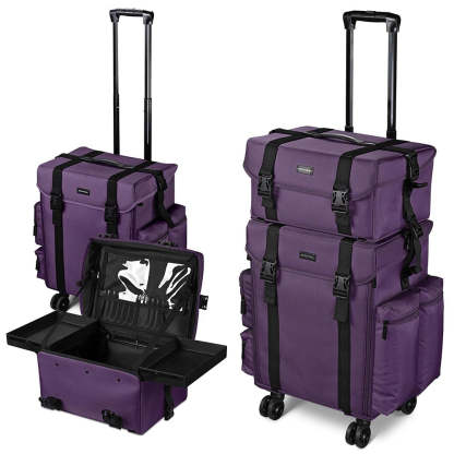 Byootique Explore 2in1 Rolling Makeup Case 1680D Cosmetic Bag