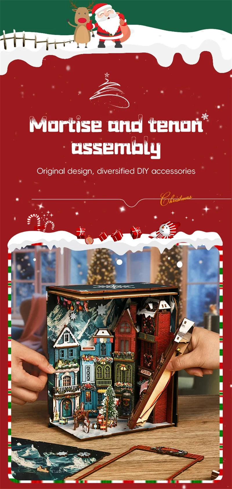 Christmas Street Corner detail 7