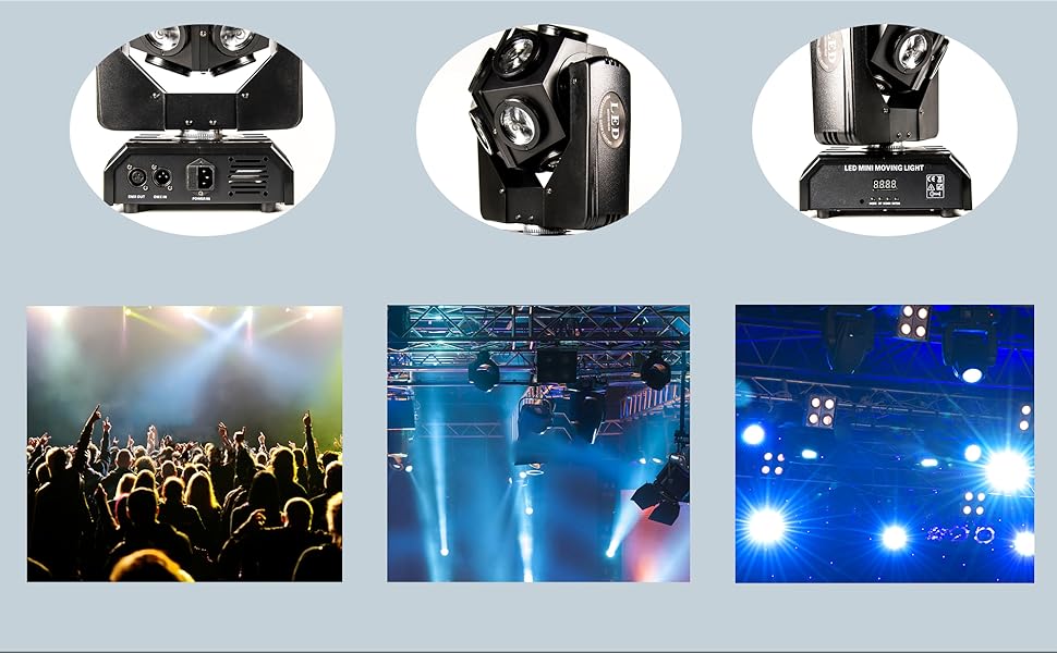 Moving Head DJ Light Rotating Beam Lights Stage Light