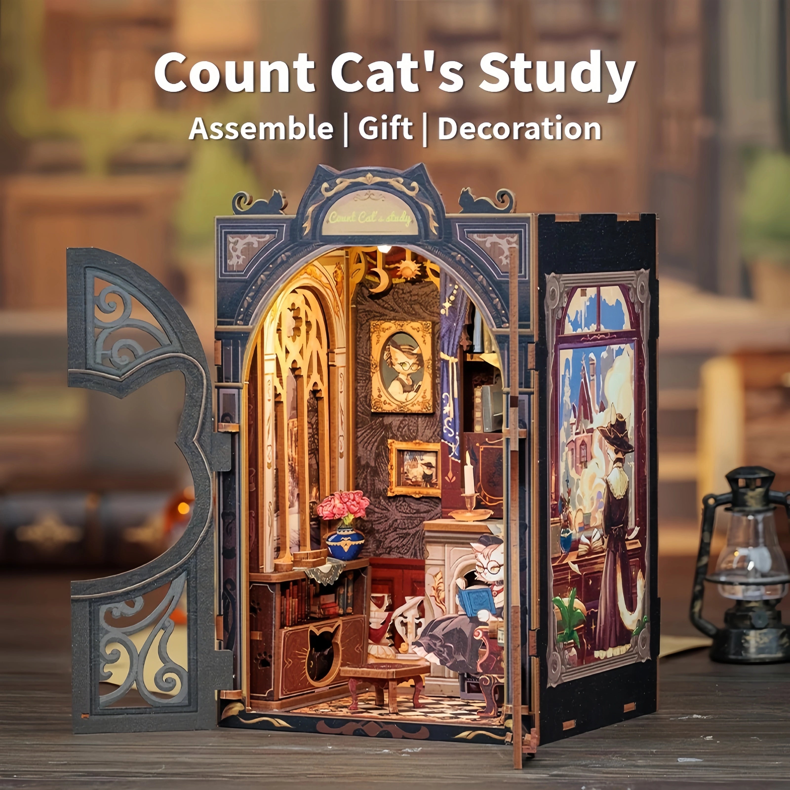 Count Cat's Study detail 1