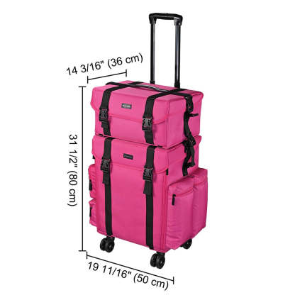 Byootique Explore 2in1 Rolling Makeup Case 1680D Cosmetic Bag